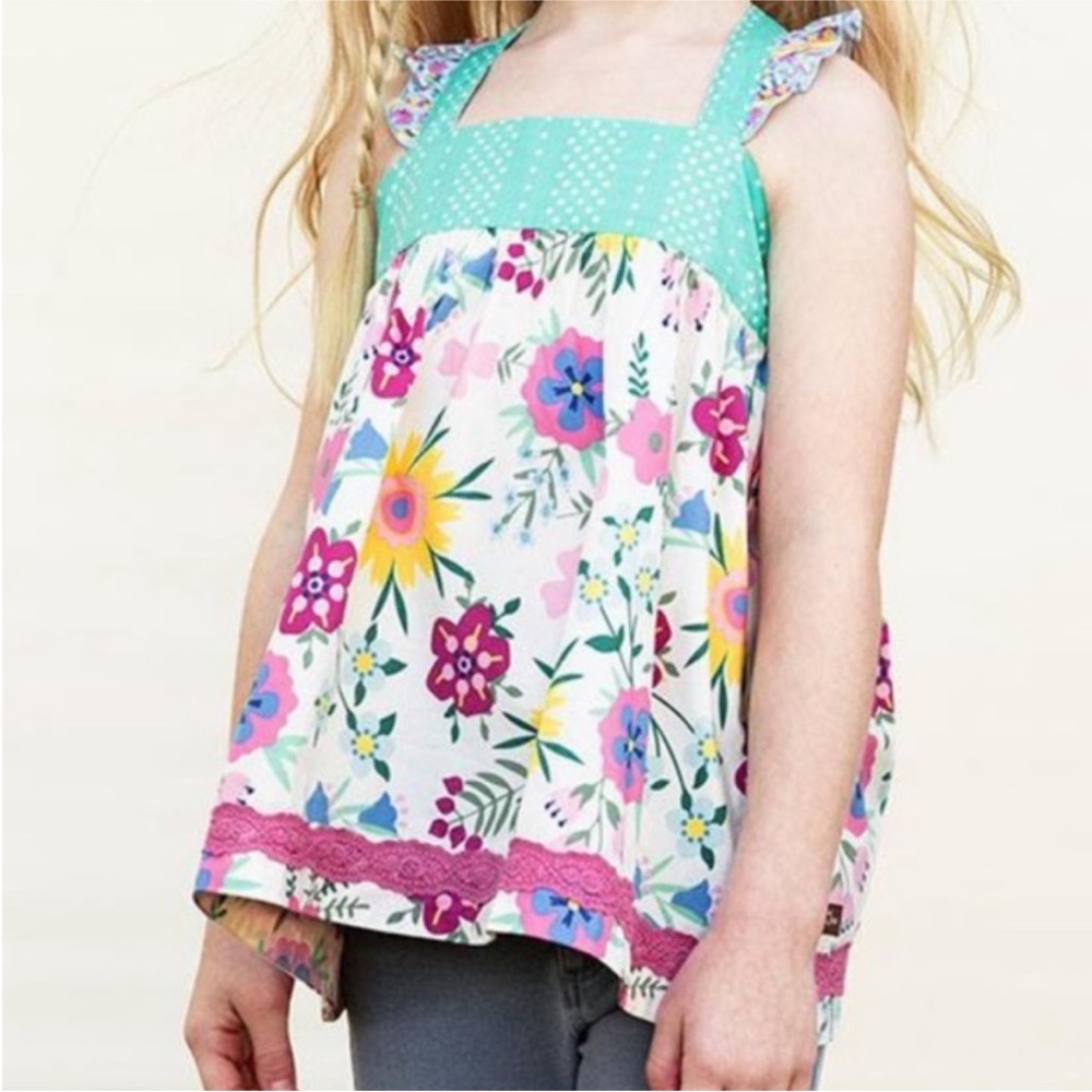 Matilda Jane Floral Imagination Apron Back Tunic Tank